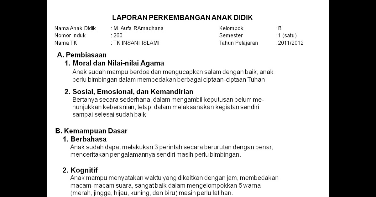 Contoh Makalah Laporan Hasil Observasi - Contoh Bee