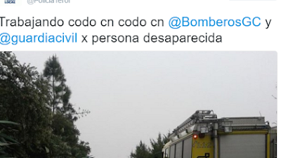 Una persona mayor desaparecida en Teror, Gran Canaria
