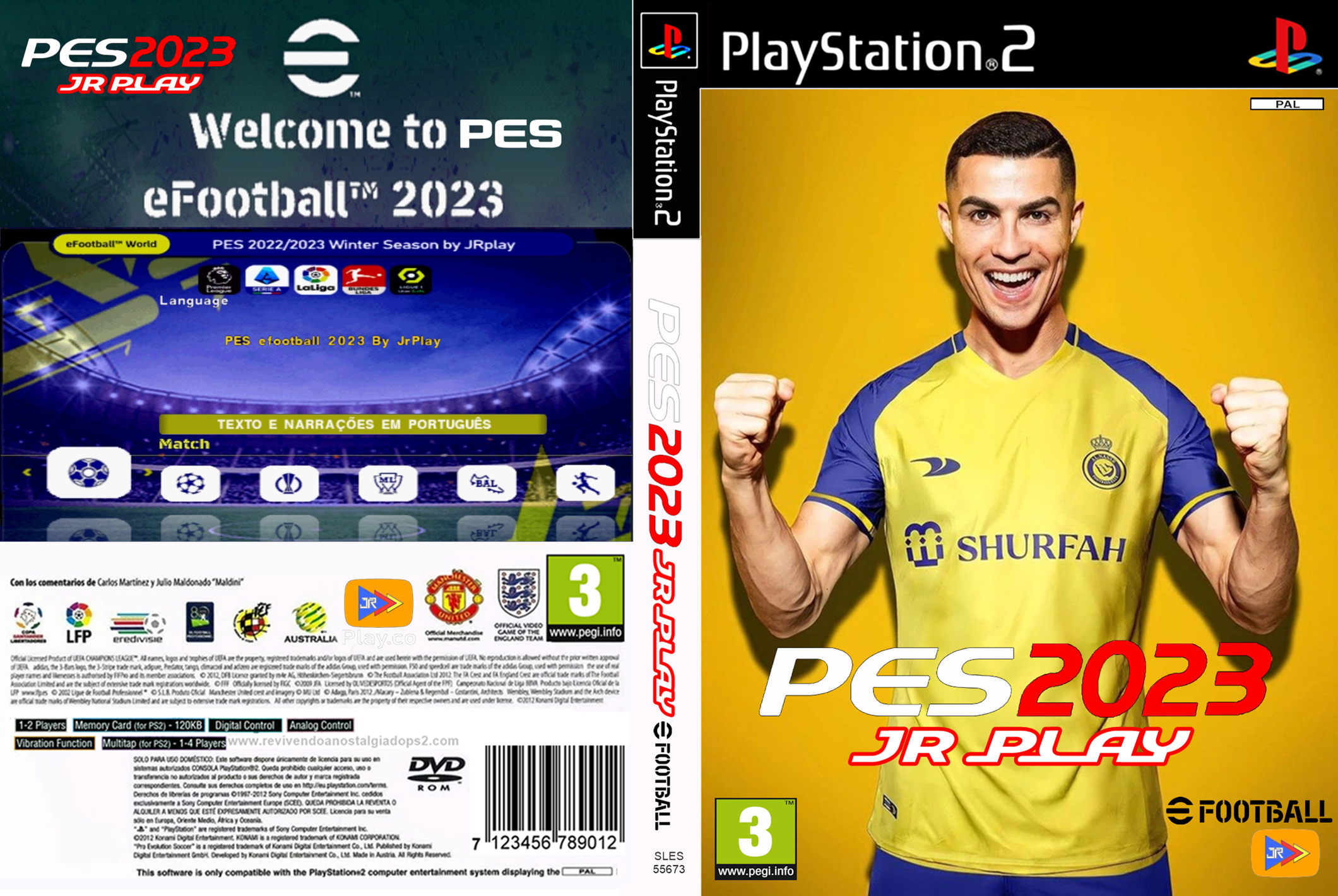 PES 2024 PS2 Com Brasileirão ISO Download Grátis (PC,PS2,PCSX2) 