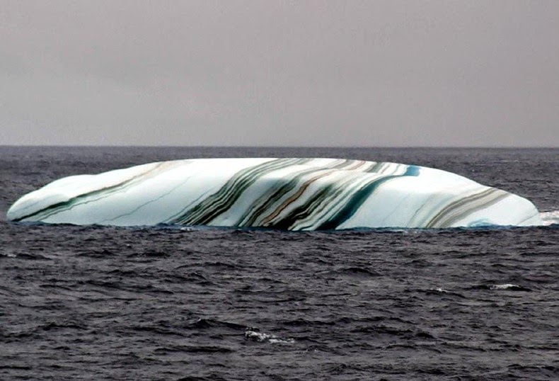 Colour Striped Icebergs