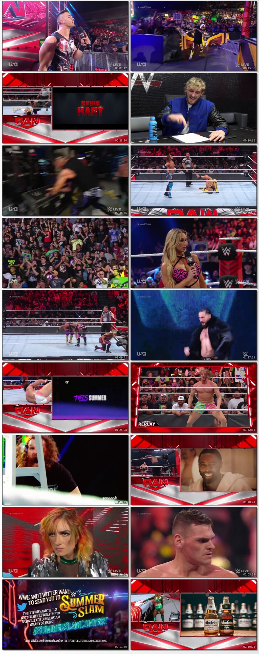 WWE Monday Night Raw (4 July 2022) English