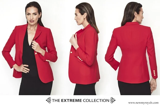 Crown Princess Victoria wore The Extreme Collection Paris Red Blazer