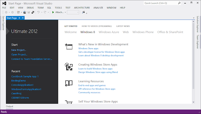 Visual Studio 2012 Ultimate Edition