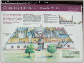 information board, Roman Villa, Butser Ancient Farm