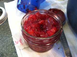 canning pears cranberry lemon jam