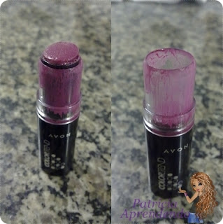 Resenha Batom Avon Color Trend Crystal Morango Choque