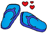 Selipar Biru