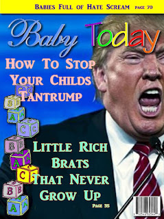 Baby Trump Magazine Big Mouth Tantrump