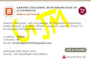 Graphic Designer for Dubai