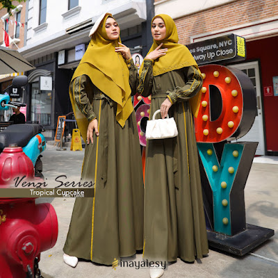 Inayalesy Venzi Khimar dan Pasmina TOP 1 Premium 3