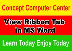 Chapter 10. View Ribbon Tab की पूरी जानकारी हिंदी में