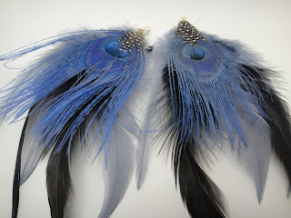 Baby Clay Feather Earrings