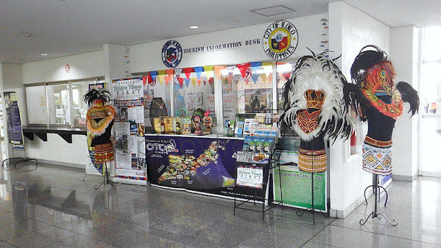 tourist information counter at the domestic arrival lobby of Iloilo International Airport