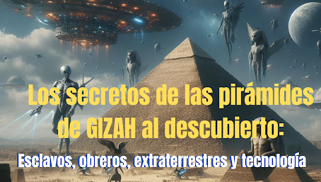 La historia contada para que se entienda: Los secretos de las pirámides de Giza al descubierto. Esclavos, obreros, extraterrestres y tecnología.