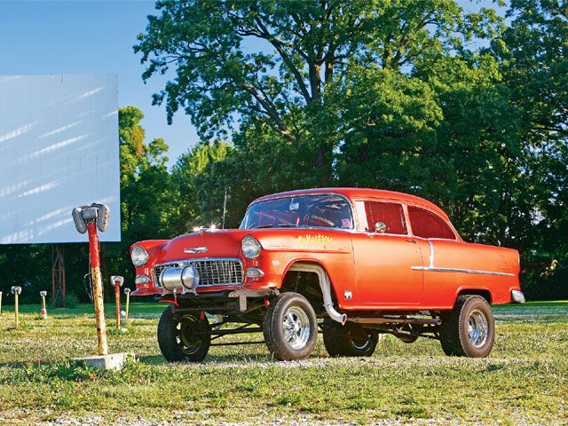 1955 Chevy Gasser one of my Favorites Please let me know what you think 