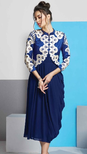 Single Layered Designer Kurti