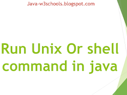 How to run unix/shell command in java like chmod, mkdir, grep or any unix commands 