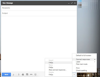 Gmail Canned Responses