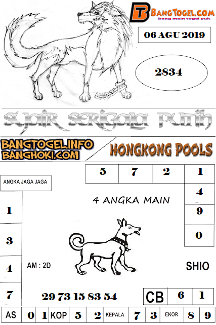 PREDIKSI TOGEL HONGKONGPOOLS 06 AGUSTUS 2019