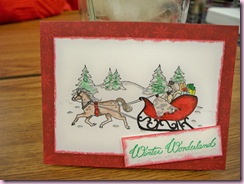 Ella's sleigh