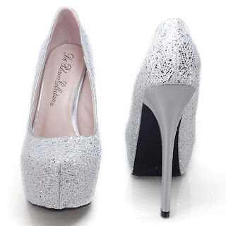 citi5-H Metallic Dress Platform Pump Round Toe Stiletto High Heel Women Shoes - High Heel Shoes