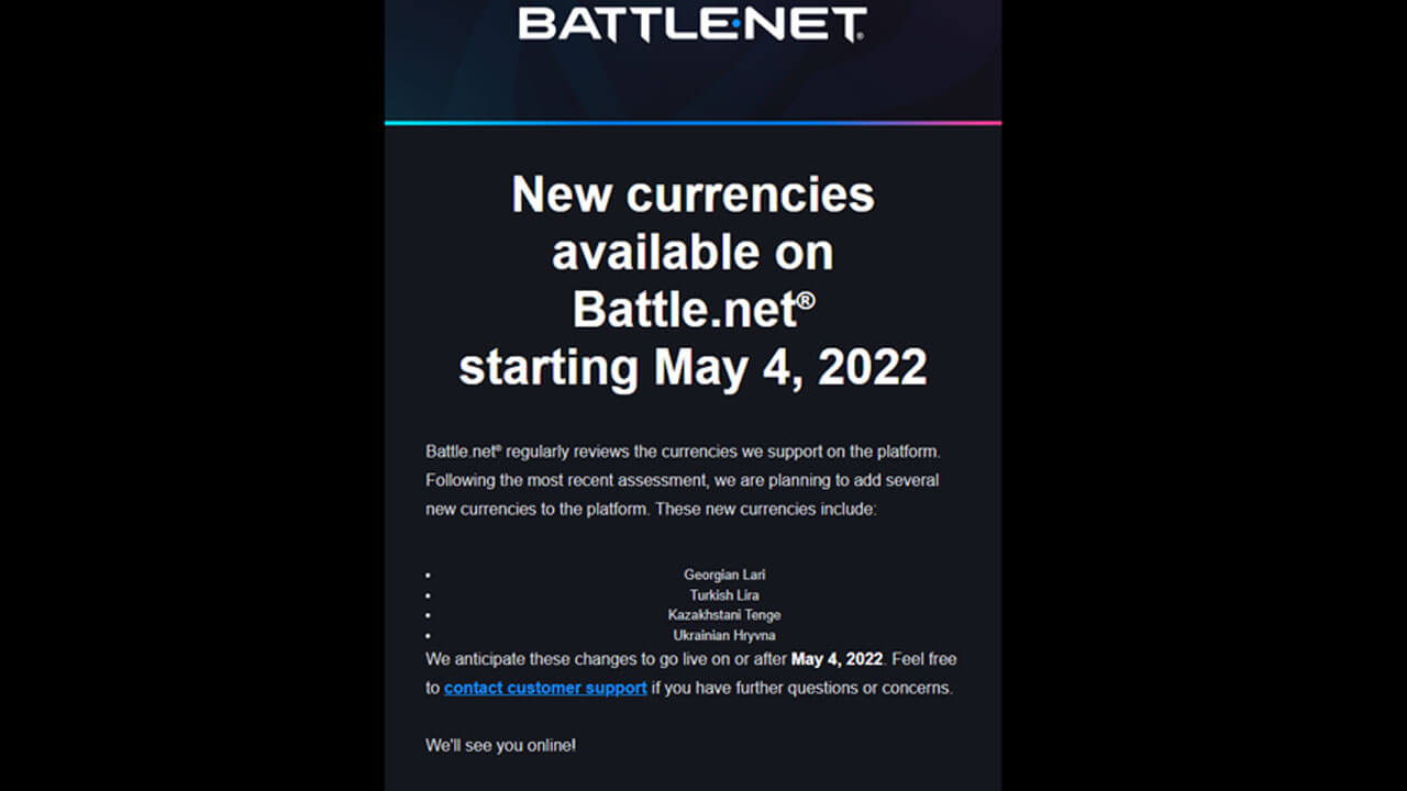 Blizzard, Türk Lirası İle Ödeme Kabul Edecek!
