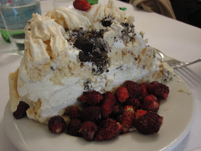 Florence, Trattoria Sostanza, meringue