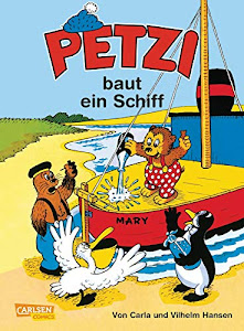 Petzi, Bd.1, Petzi baut ein Schiff