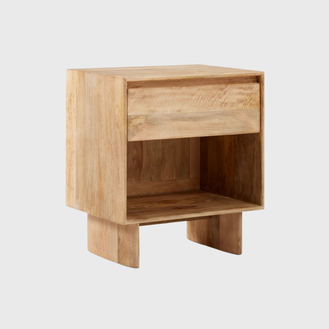 anton solid wood nightstand