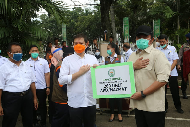 Bantuan APD Kembali Datang, Pemprov Sumsel Segera Distribusikan ke Tenaga Medis