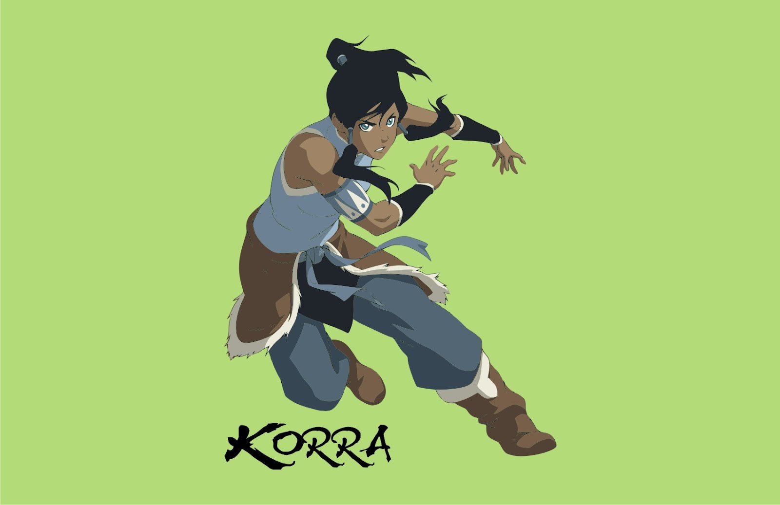 Avatar Legend of Korra Korra Fight  Vector Game