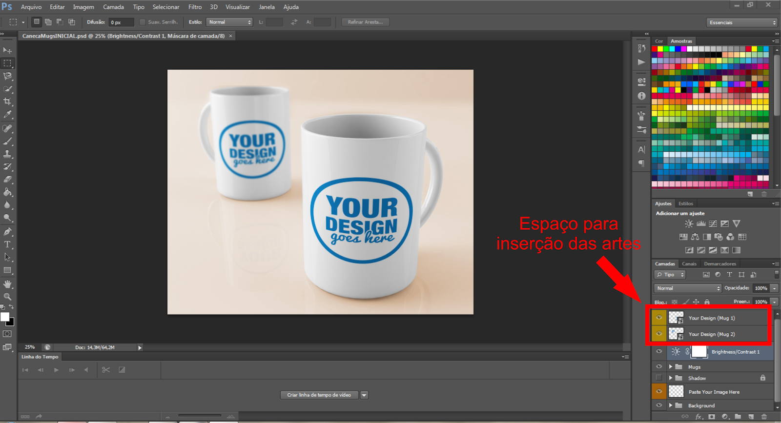 Download Mockup de Caneca como fazer no photoshop