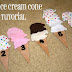 Felt Ice Cream Cone Counting {Mini Tutorial}