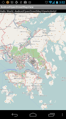 Display current location marker on OpenStreetMap