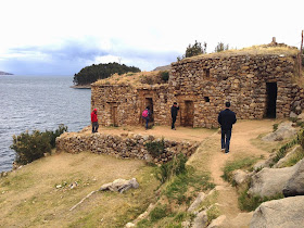 Inca Ruins, Isla del Sol, Lago Titicaca, Bolivia