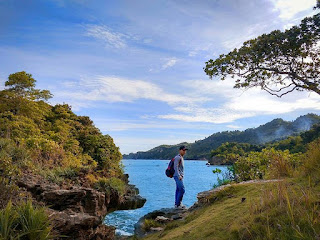 wisata pantai pelang di panggul kota trenggalek