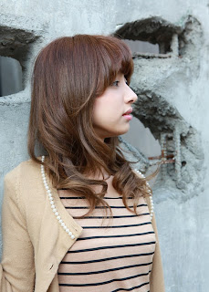 Long Korean Hairstyle for Asian Girls 2012