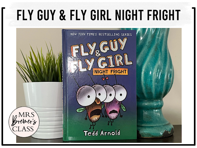 Fly Guy Fly Girl Night Fright book study activities literacy unit with Common Core aligned companion activities for First Grade & Second Grade