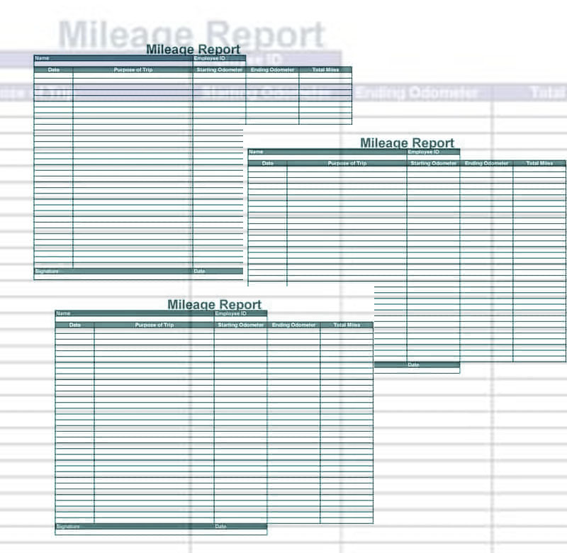 Customizable Mileage Log Templates in Excel Format