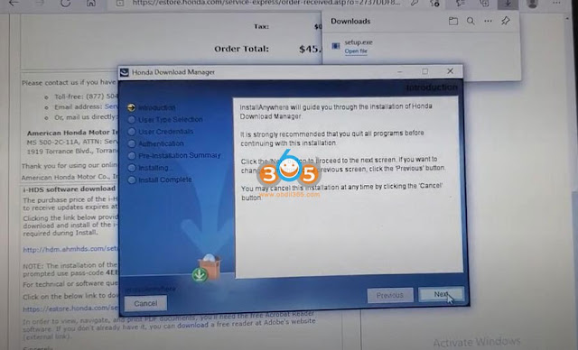 Download, Install and update Honda iHDS 12