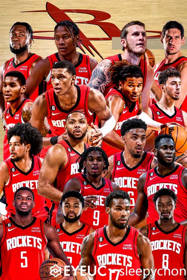 NBA 2K23 Houston Rockets Portraits