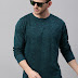 Buy Urbano Fashion Men Teal Green Slim Fit Tropical Printed Pure Cotton T-shirt 58% Off