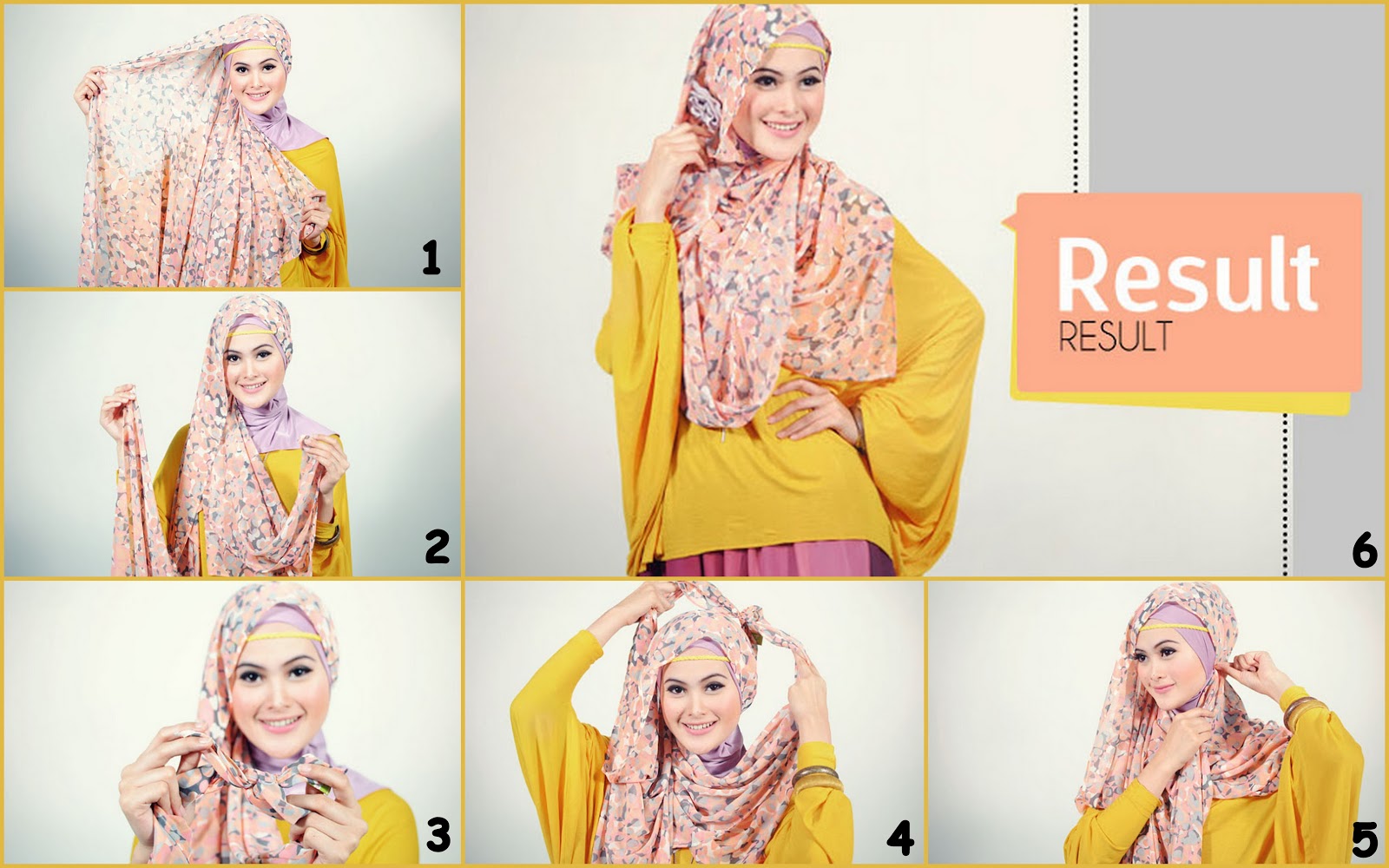 24 Gambar Menarik  Pashmina Rumbai 2017 Tutorial