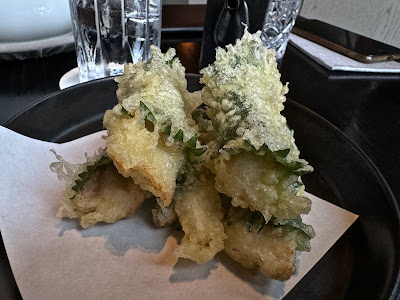 Suju Dining Japanese Restaurant, tori ume shiso tempura