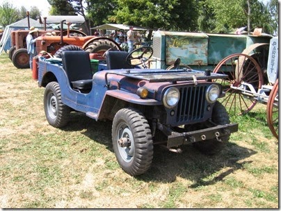 IMG_8347 1946 Willys CJ-2A at Antique Powerland in Brooks, Oregon on August 1, 2009