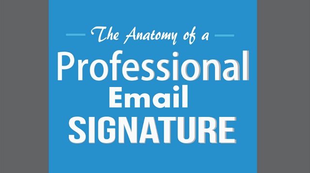 The Anatomy of a Professional Email Signature