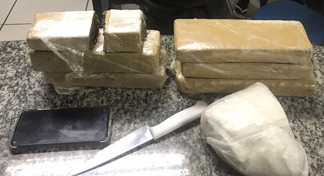 Policia Militar apreende mais de 7kg de drogas em Italva