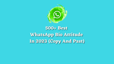 WhatsApp Bio Attitude