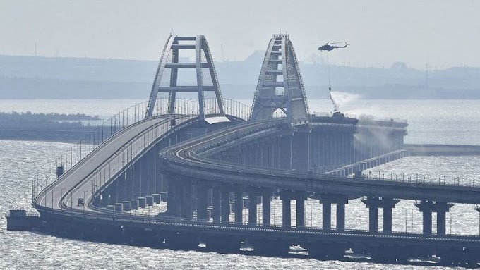 Dois mortos, relatos de explosões na principal ponte entre a Crimeia e a Rússia