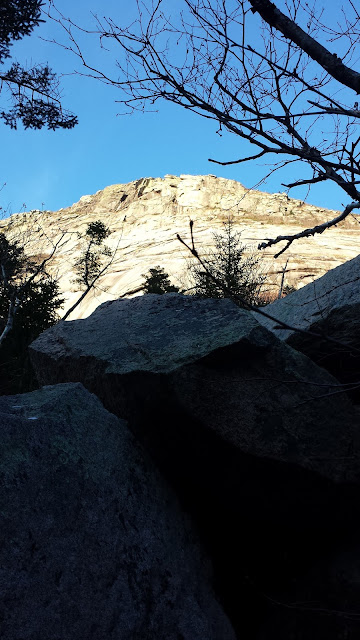 Cannon Cliffs loop bushwhack, Cannon Mountain, Franconia Notch State Park